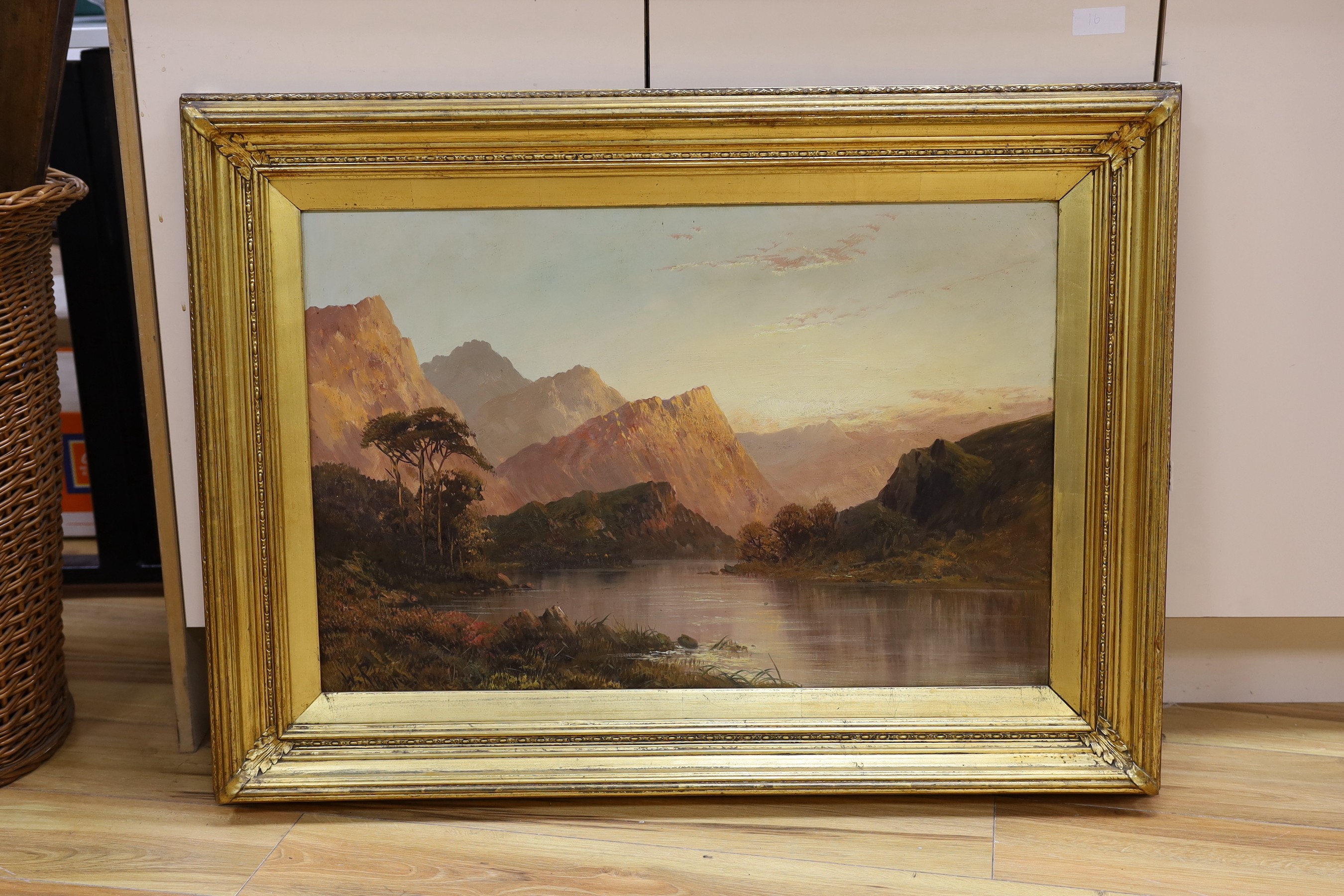 W. Richards (Jamieson), oil on canvas, 'Pass of The Trossachs', signed, 50 x 75cm